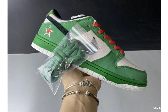 SB Nike 304292-302 Dunk Low Heineken 0110